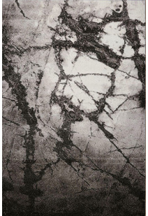 Oakley Brown Marble Pattern Rug