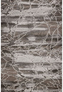 Oakley Brown Modern Marble Rug
