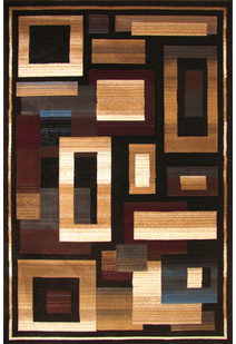 Panama Square Pattern Rug