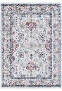 Peri Transitional Floral Border Rug