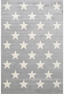 Petite Modern Grey Kids Star Rug