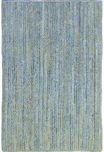 Ravine Denim & Jute Braid Rug