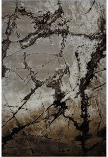 Sade Brown Marble Pattern Rug