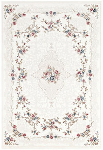 Sadie White Traditional Floral Rug