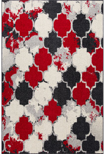 Sandy Contemporary Trellis Rug