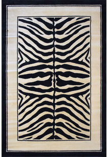 Safa Zebra Animal Print Rug