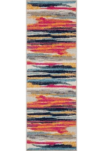 Sina Modern Striped Abstract Rug(Size 300 x 70cm) RUNNER