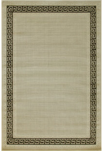 Storm Flatweave Greek Key Rug