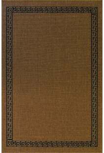Storm Greek Key Border Rug
