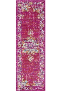 Space Traditional Medallion Rug(Size 400 x 80cm) RUNNER