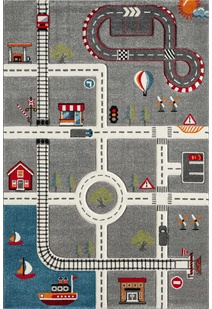 Speedy Kids Town Road Rug