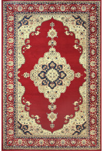 Sydney Red Classic Medallion Rug