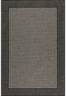 Subi Brown Border Flatweave Rug