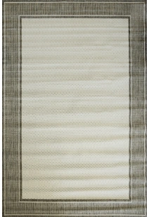 Soleil Beige Border Flatweave Rug