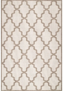 Subi Beige Trelllis Rug SR5666-84D