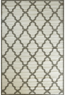 Soleil Ivory Flatweave Trellis Rug