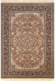Tapis Brown Classic Medallion Rug