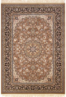 Tapis Brown Classic Medallion Rug
