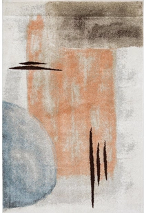 Vivid Contemporary Painterly Rug