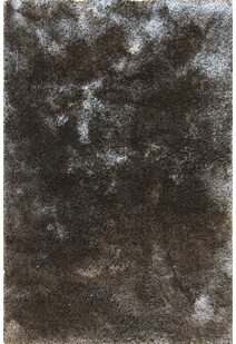 Vera Thick Plain Black Shaggy Rug