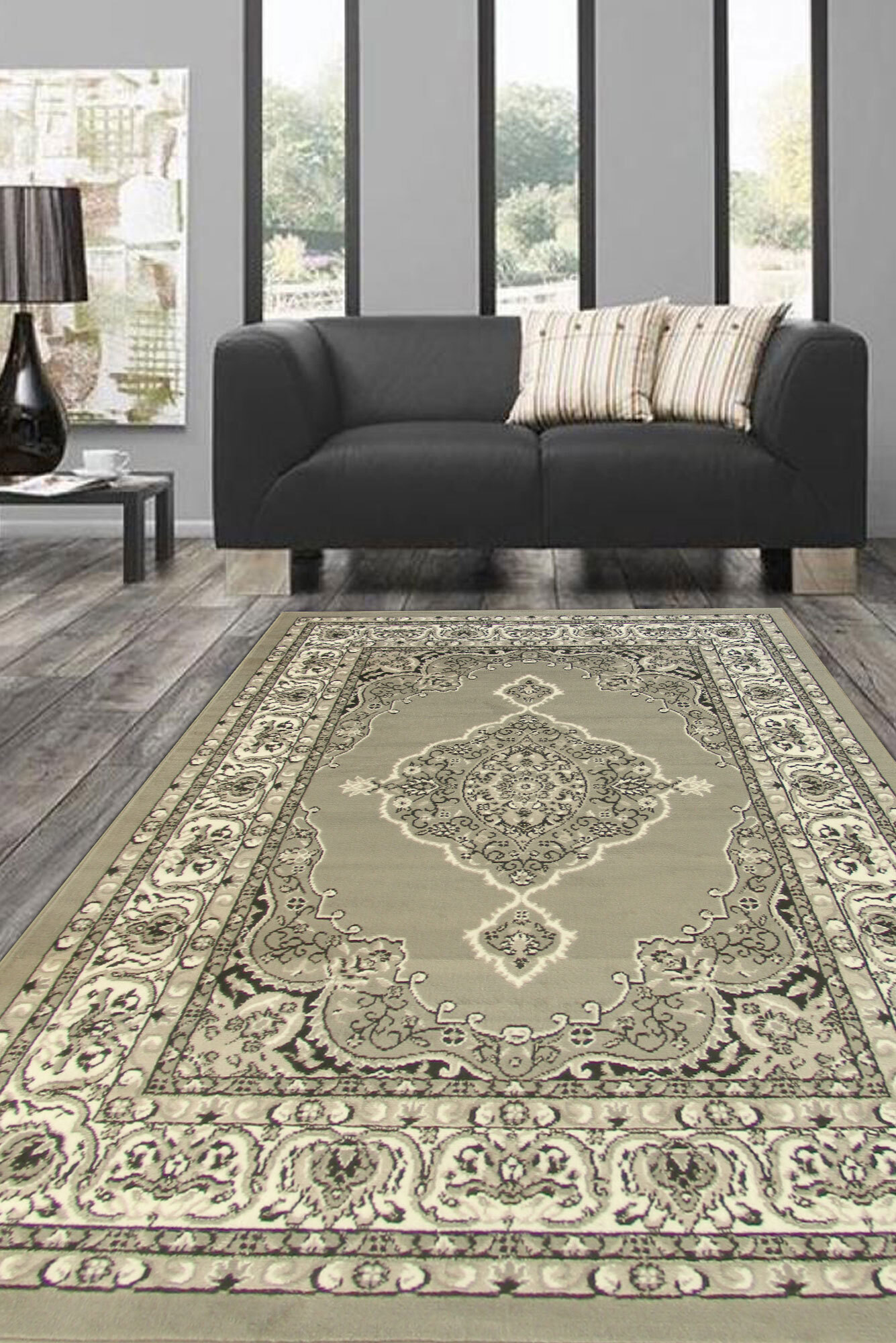 Large View Atlanta Traditional Medallion Rug
