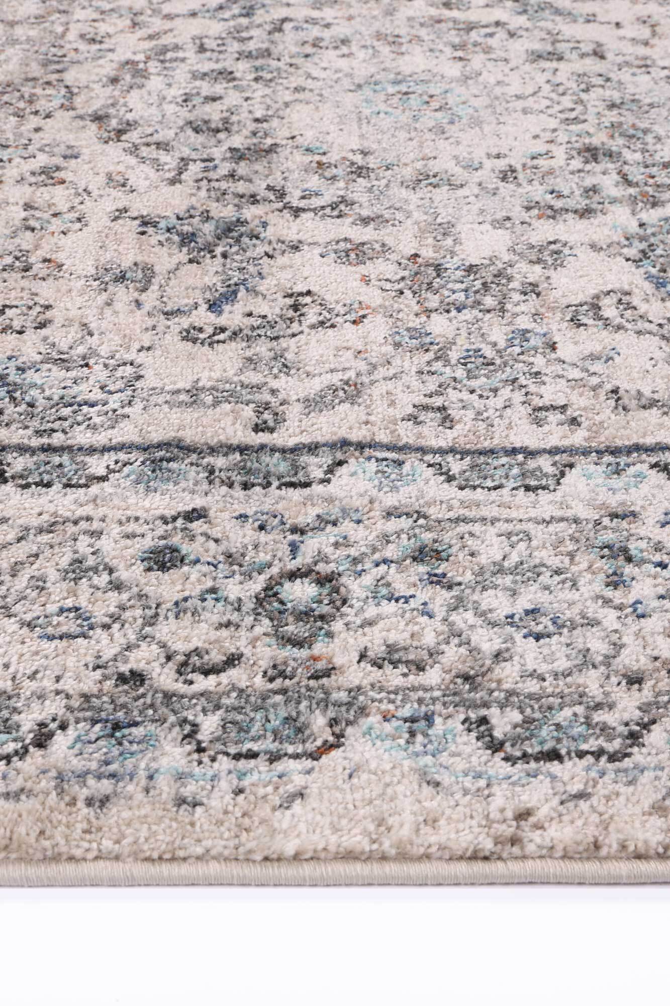 Large View Alani Grey Traditional Floral Rug