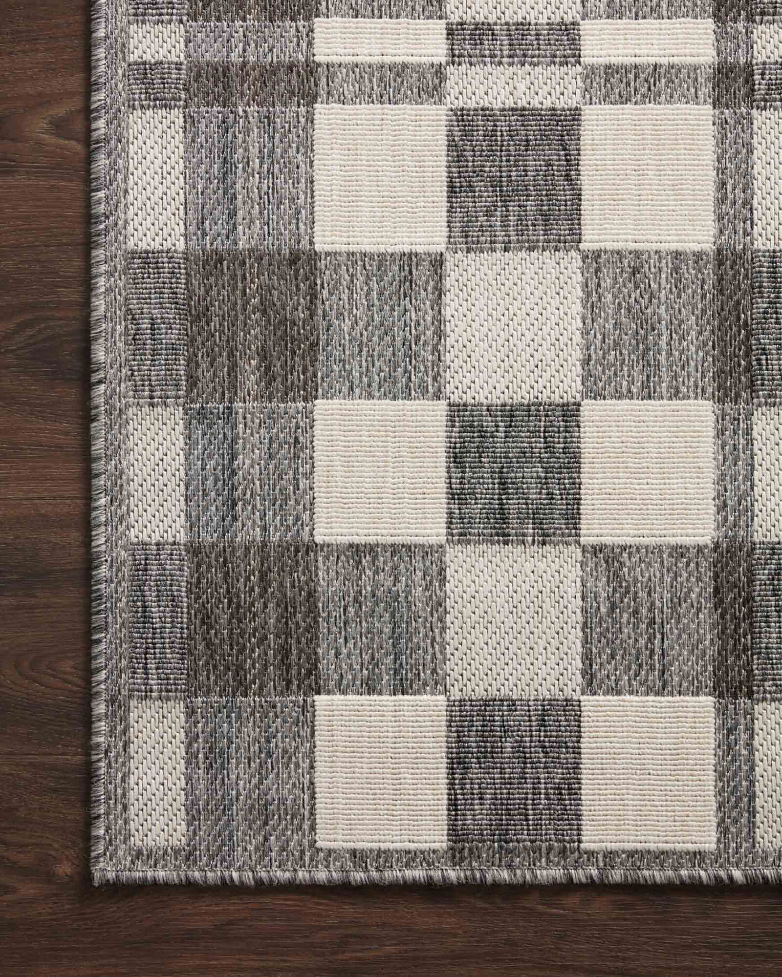 Large View Alfresco Geometric Patio Rug