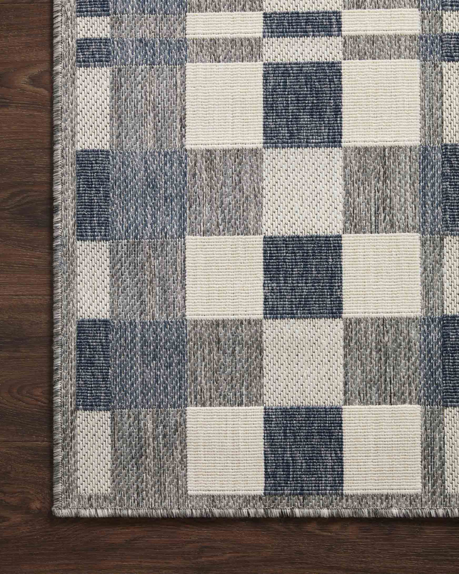 Large View Alfresco Geometric Patio Rug