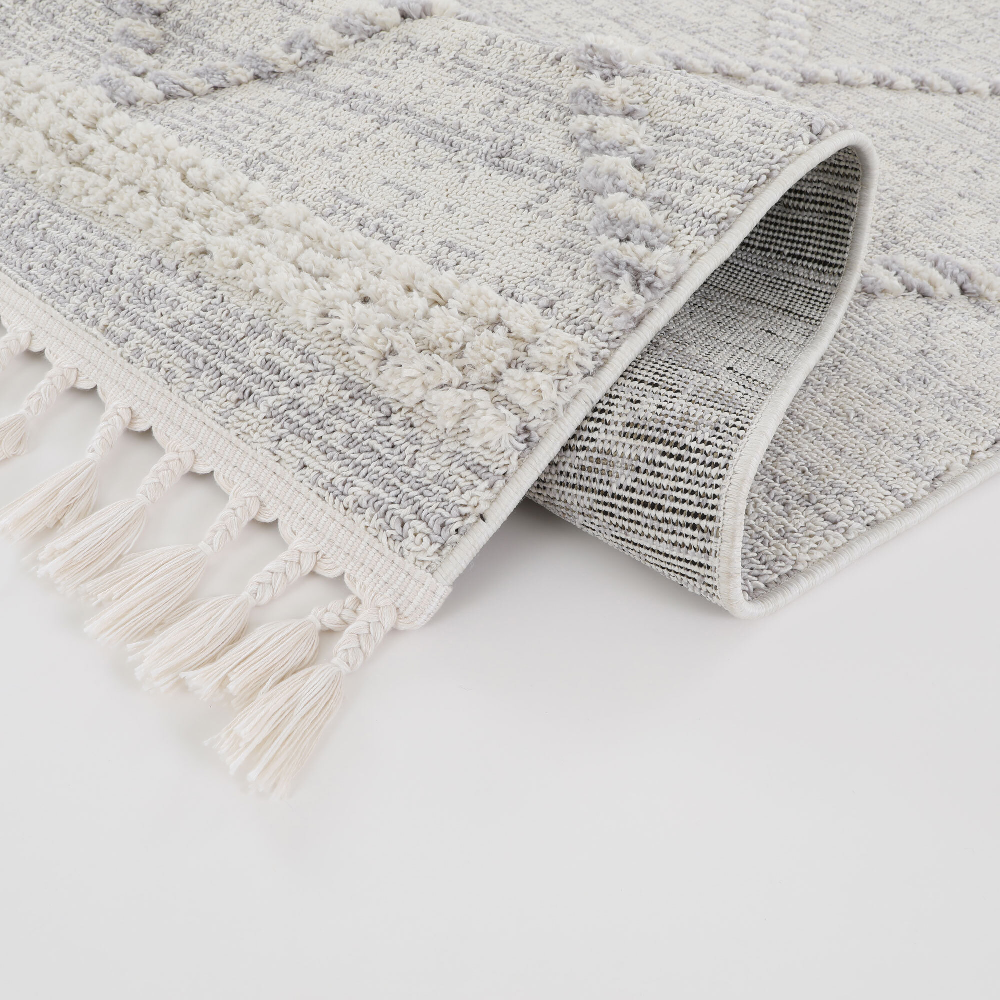 Large View Aroma Fringed Moroccan Rug