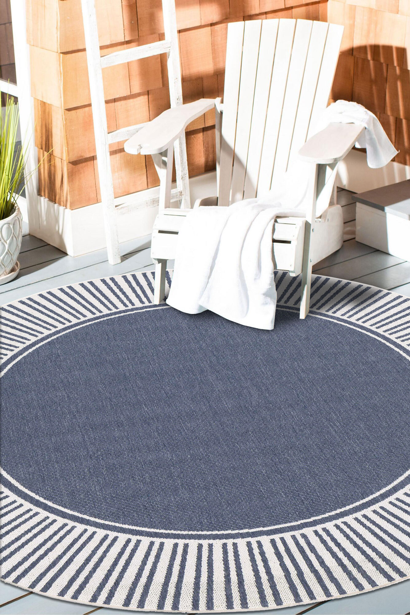 Ambient Blue Indoor Outdoor Rug
