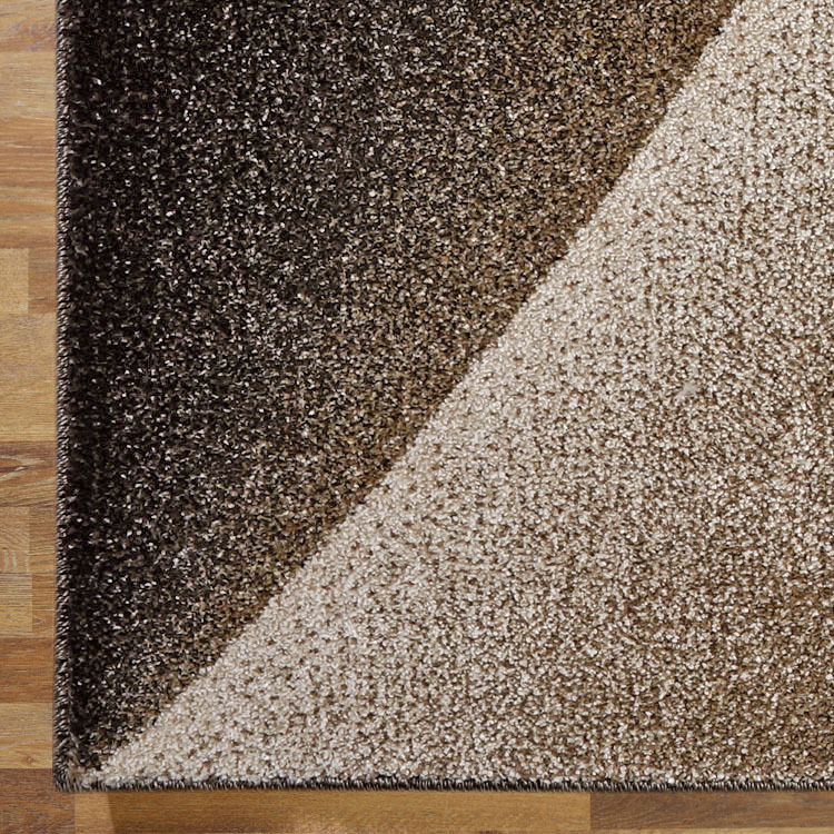 Aria Brown Modern Abstract Rug