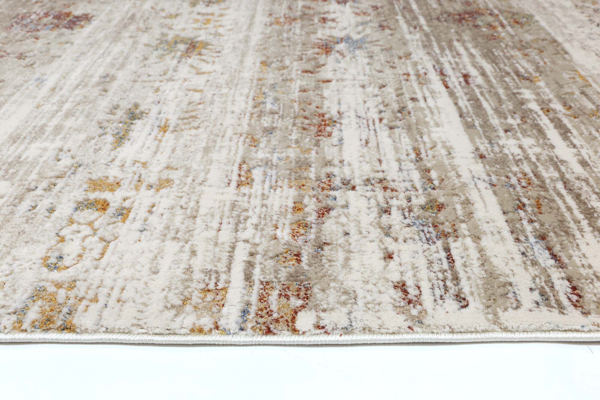 Large View Bari Contemporary Fringed Rug