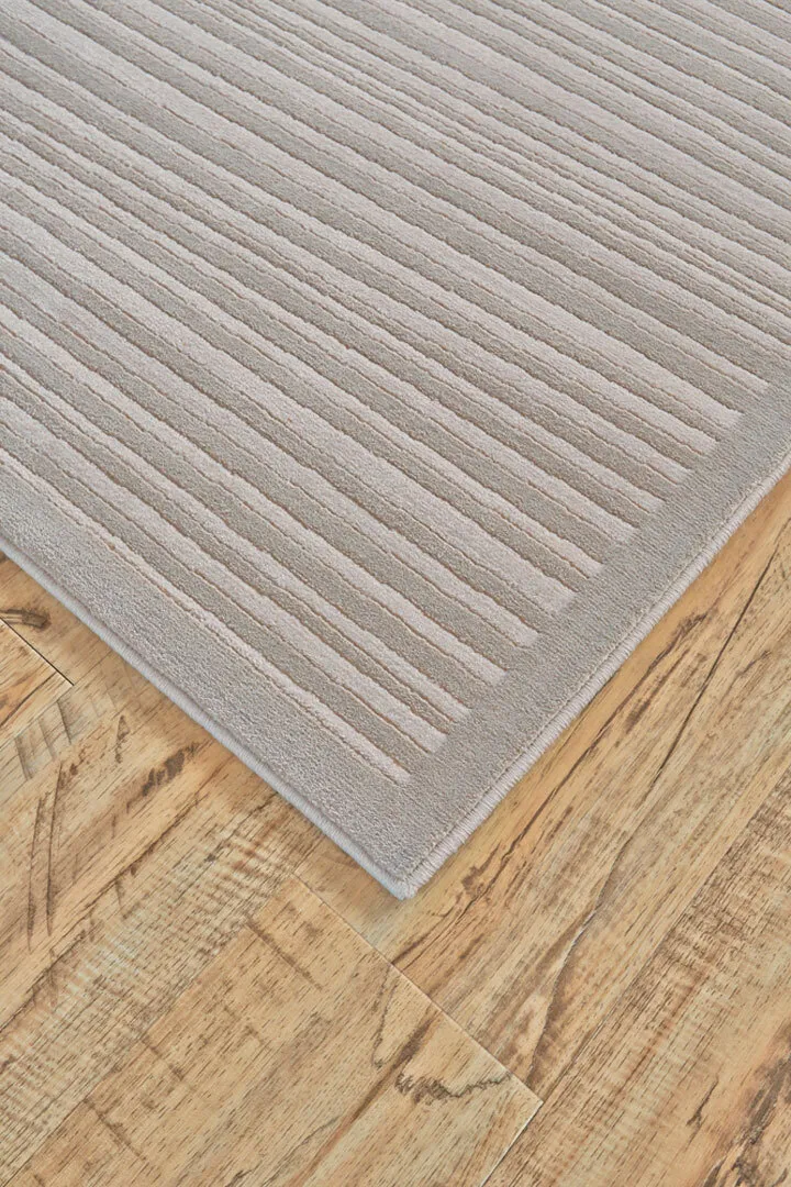 Large View Brigitte Contemporary Striped Rug