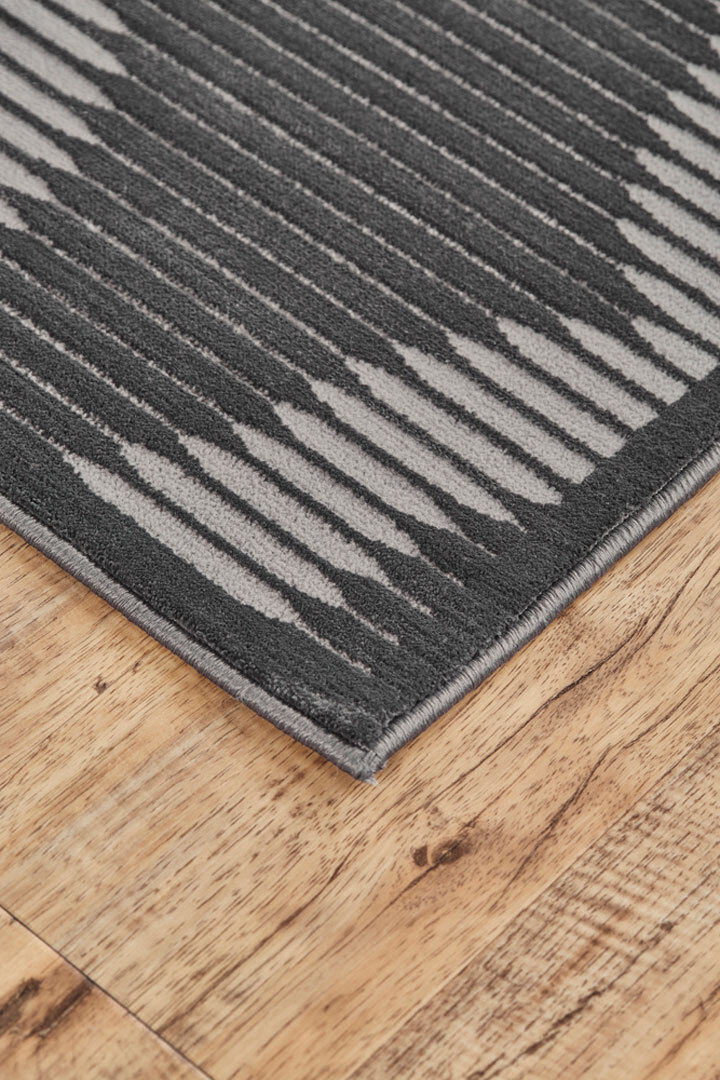 Large View Brigitte Moroccan Black Trellis Rug