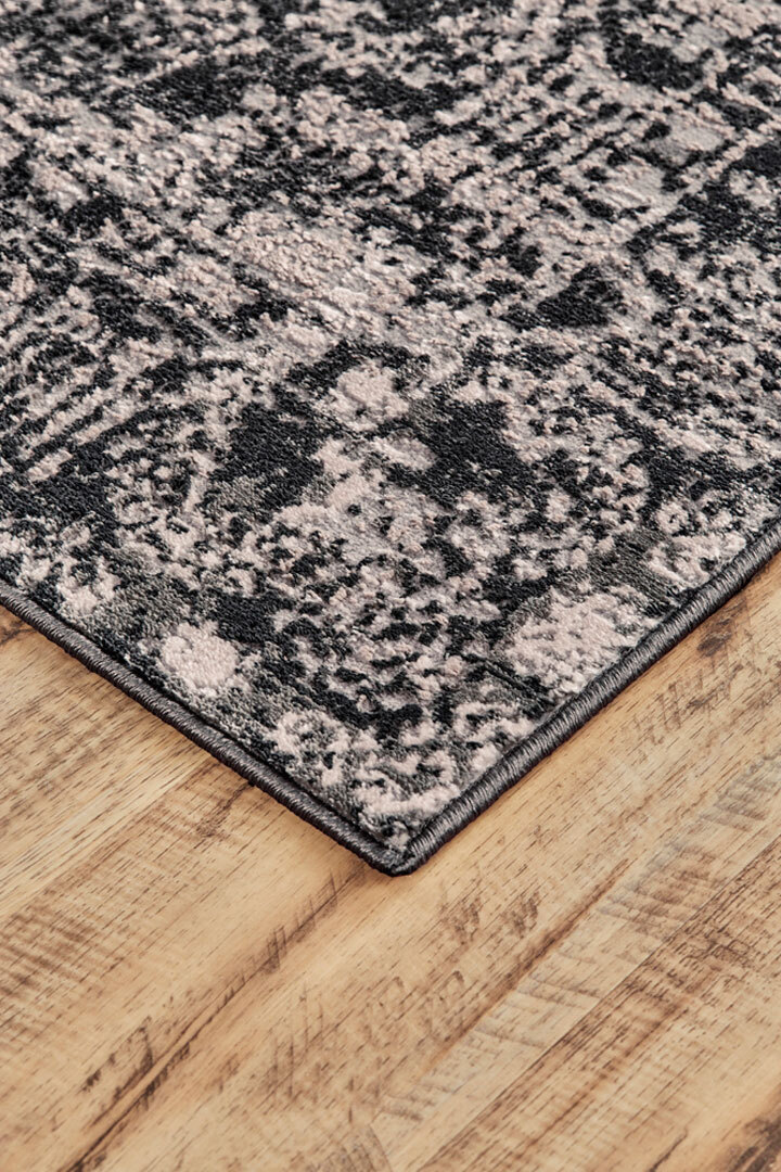 Brigitte Black Traditional Rug