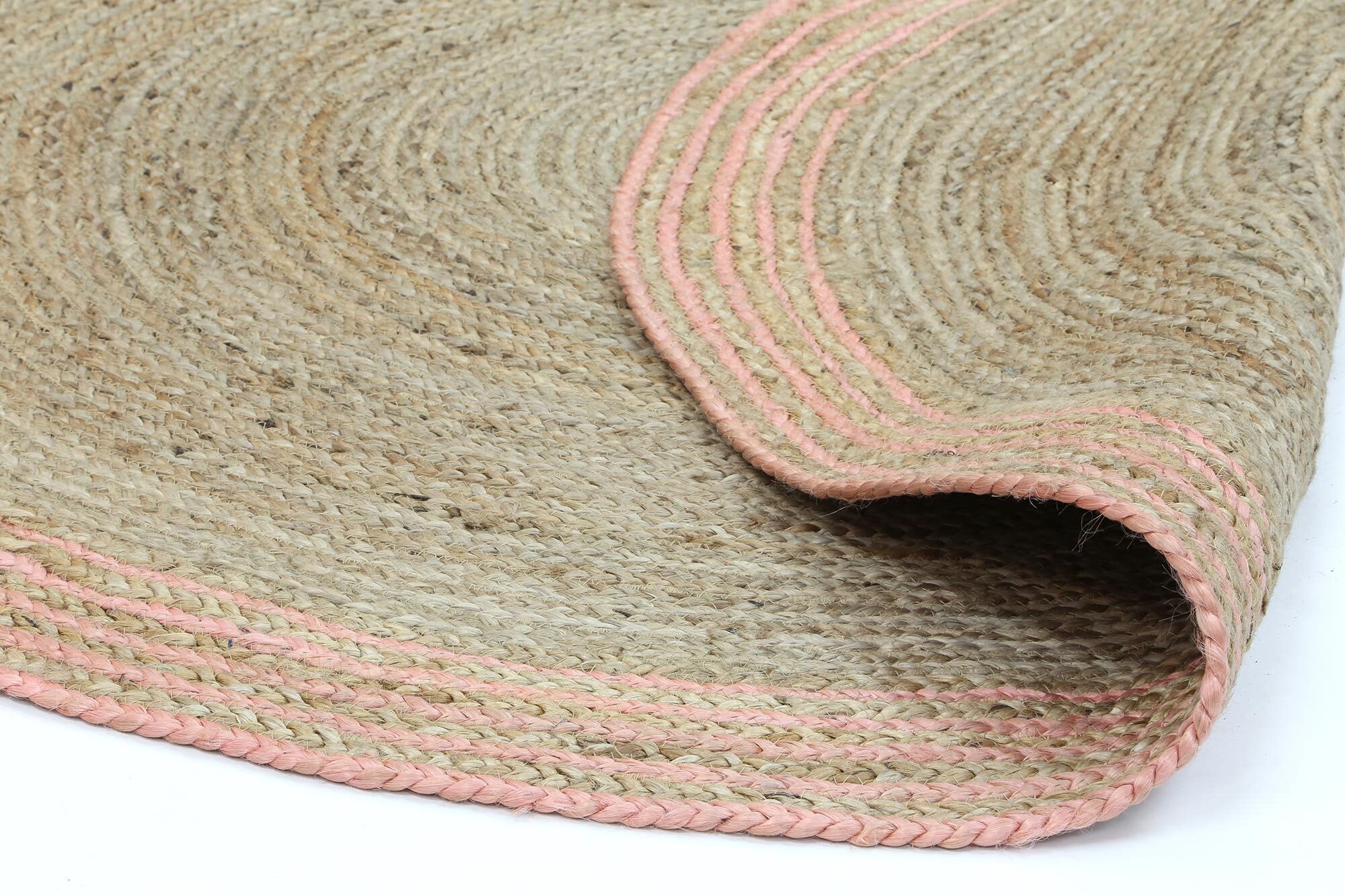 Large View Carmel Hand Woven Jute Rug
