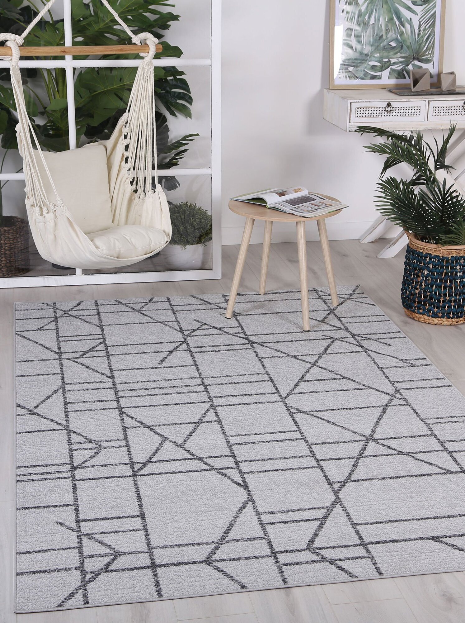 Large View Casa Modern Geometric Rug