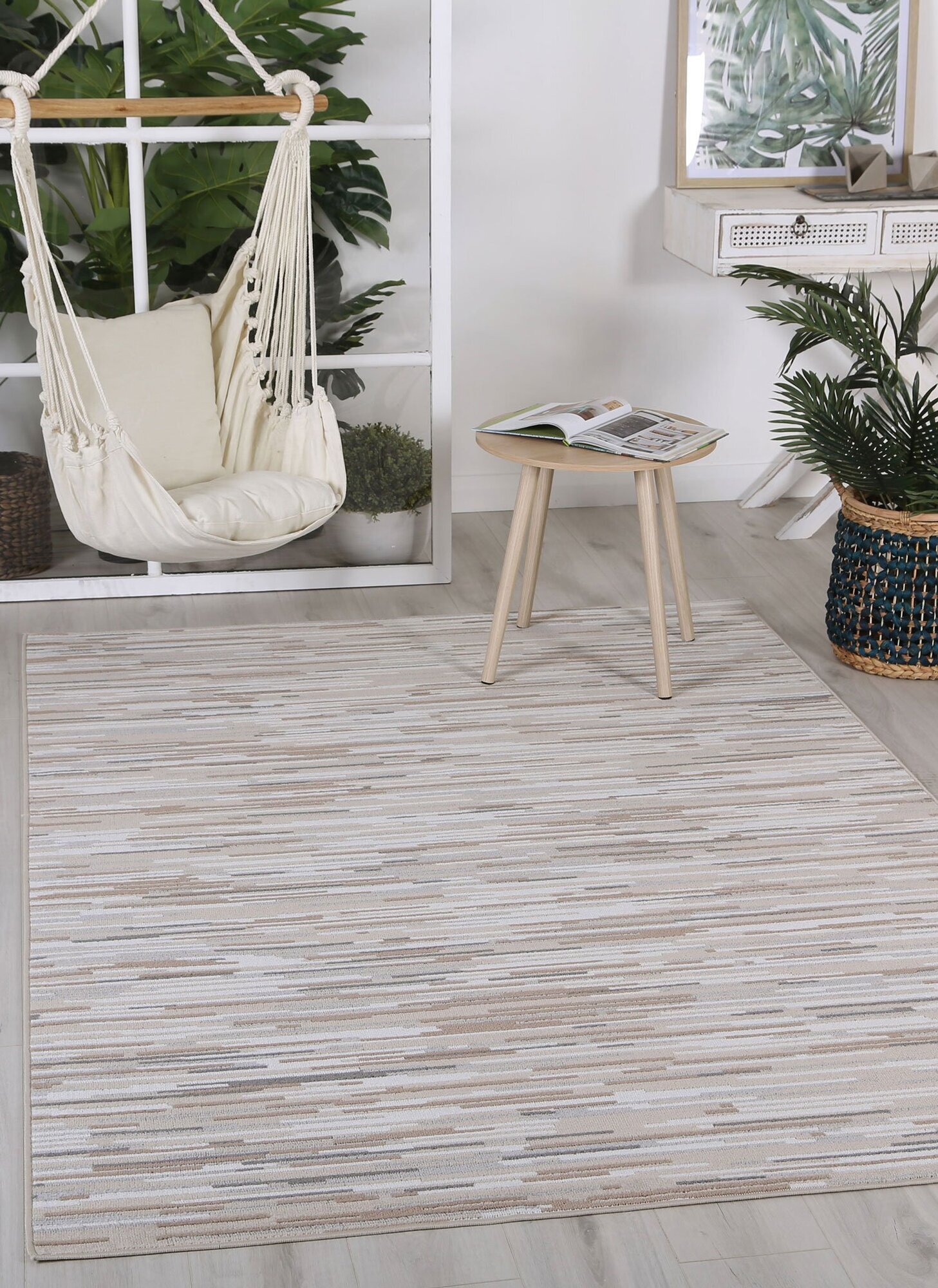 Large View Casa Modern Striped Rug