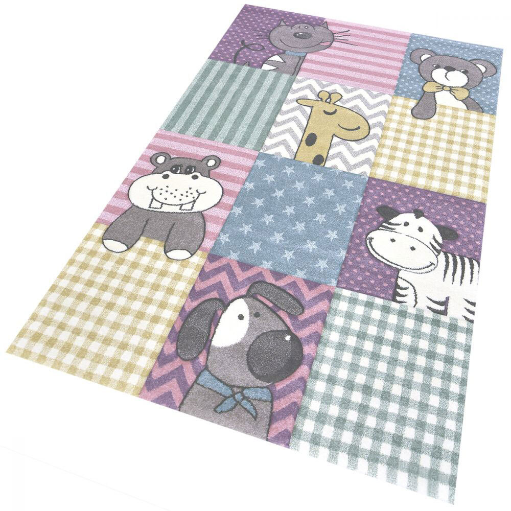 Charlie Cute Animal Nursery Rug
