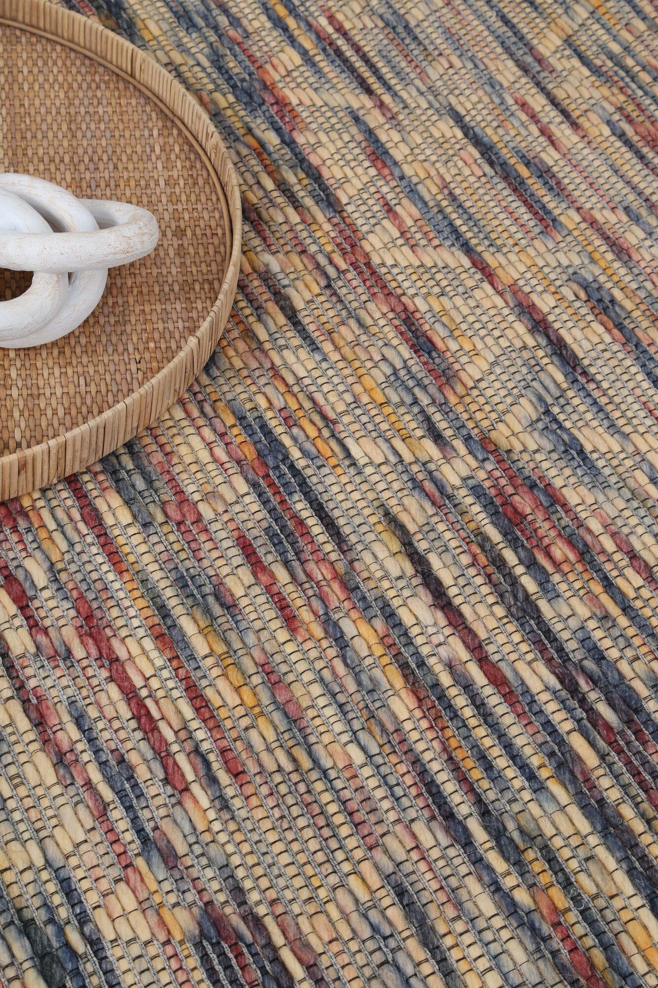 Large View Chea Geometric Wool Rug