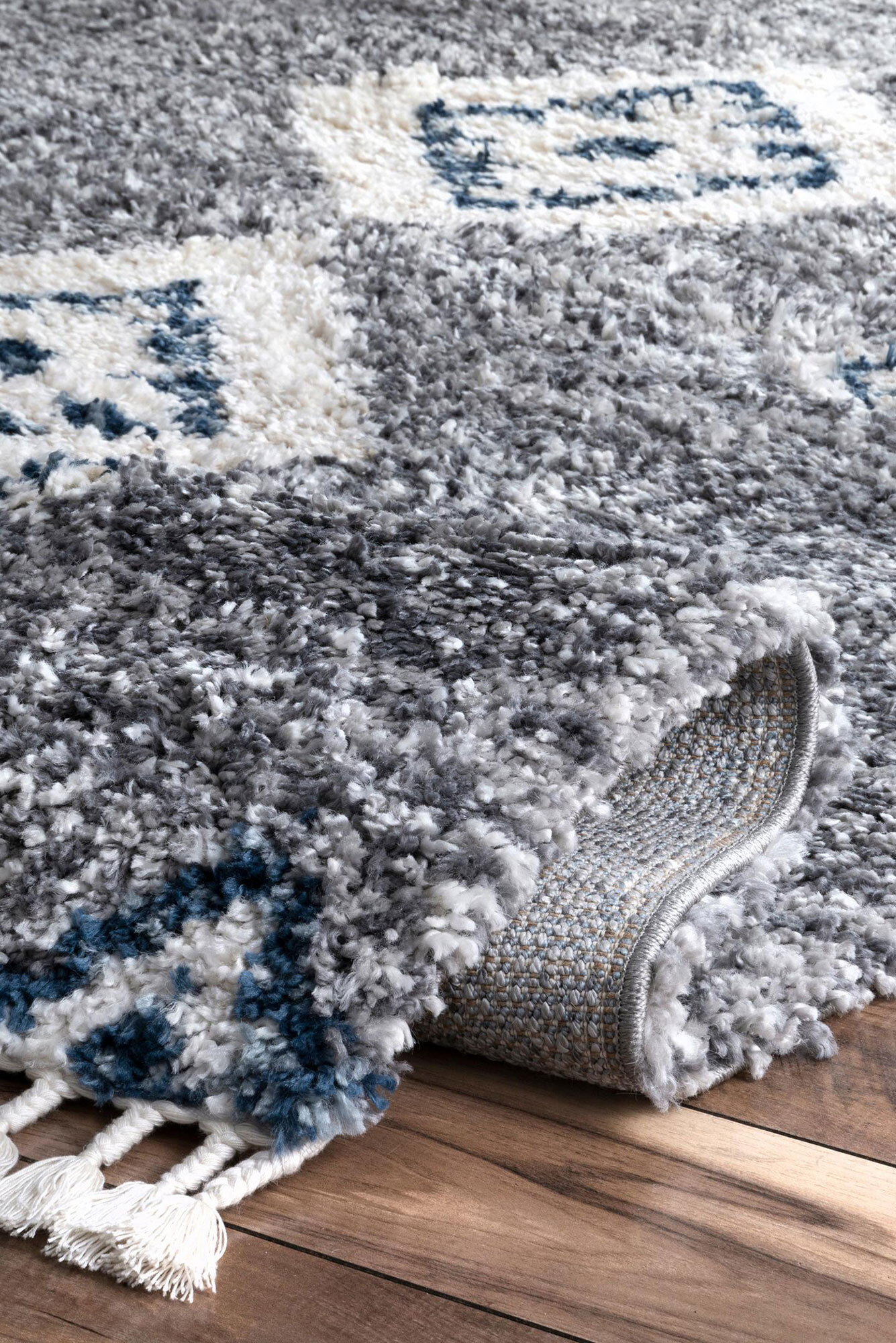 Large View Charles Moroccan Shaggy Rug