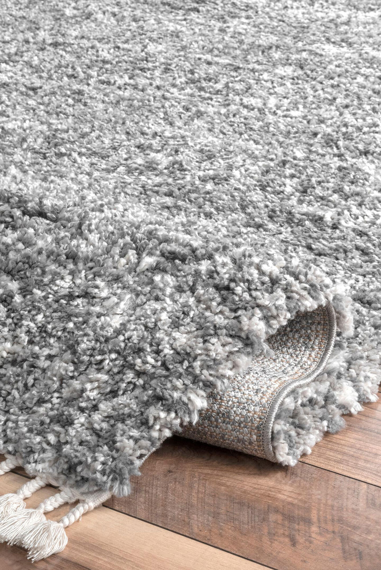 Charles Grey Moroccan Shag Rug