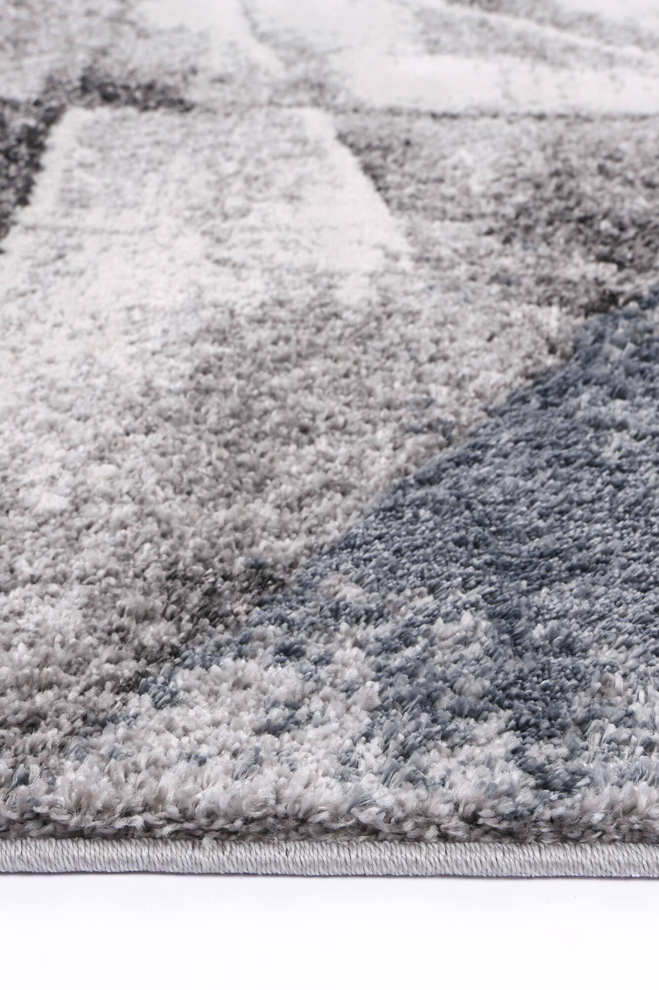 Cole Grey Triangle Abstract Rug