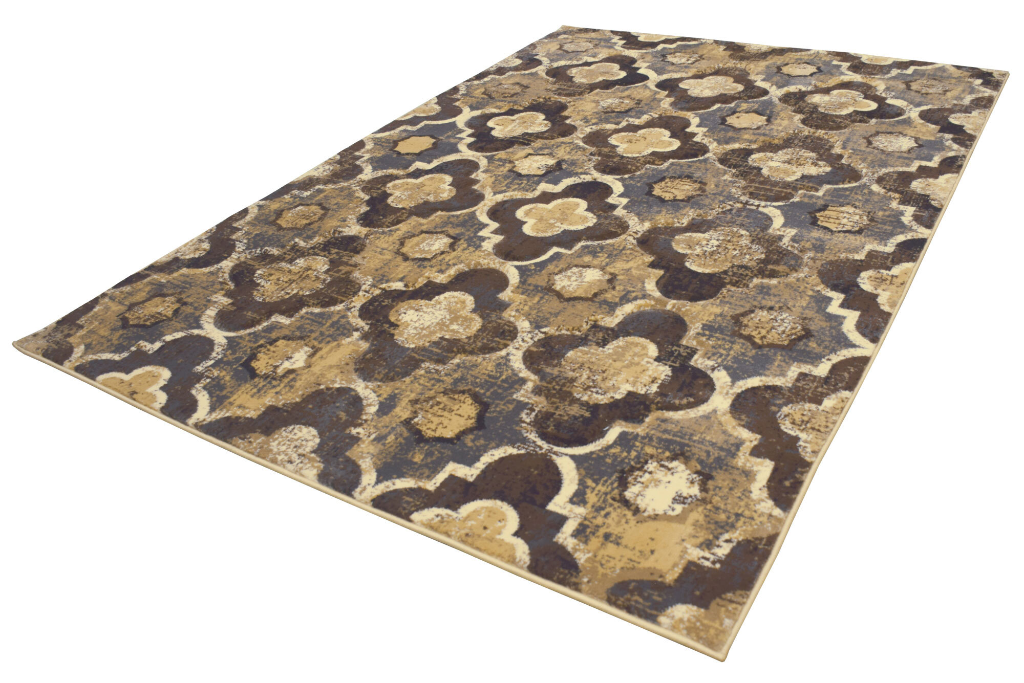 Large View Eliza Modern Trellis Pattern Rug
