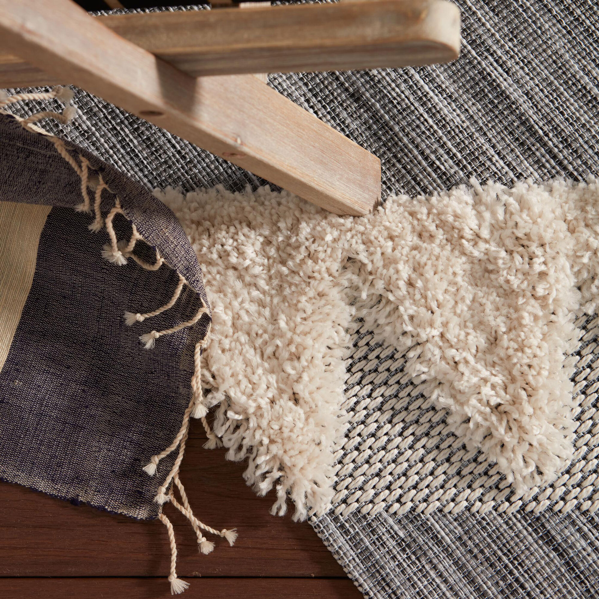 Large View Evan Diamond Multi Textured Rug