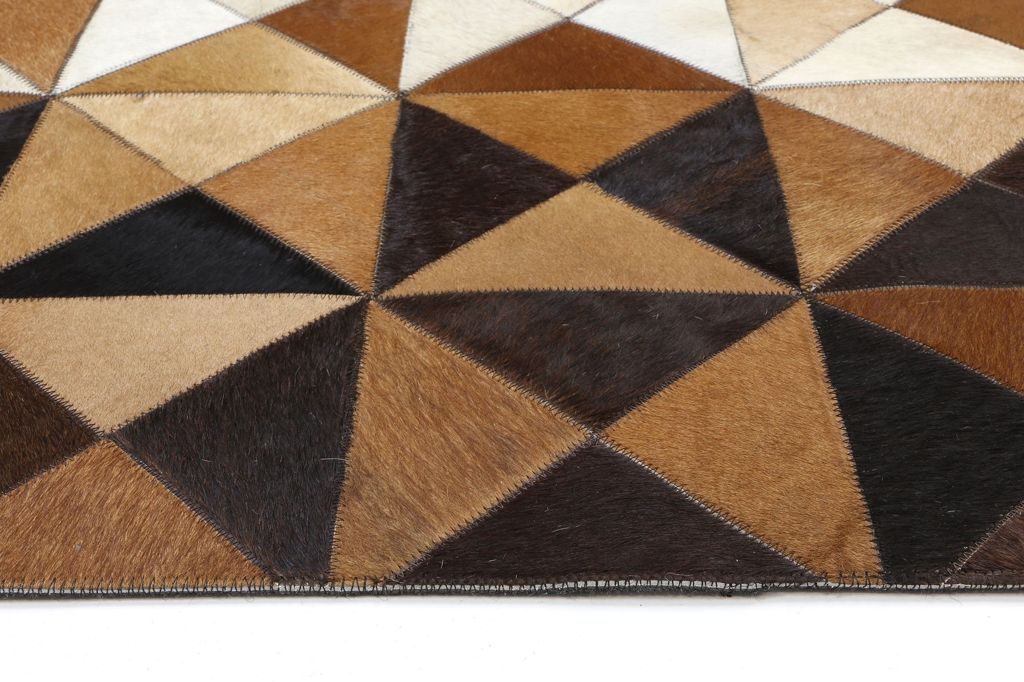 Elena Cow Hide Leather Rug