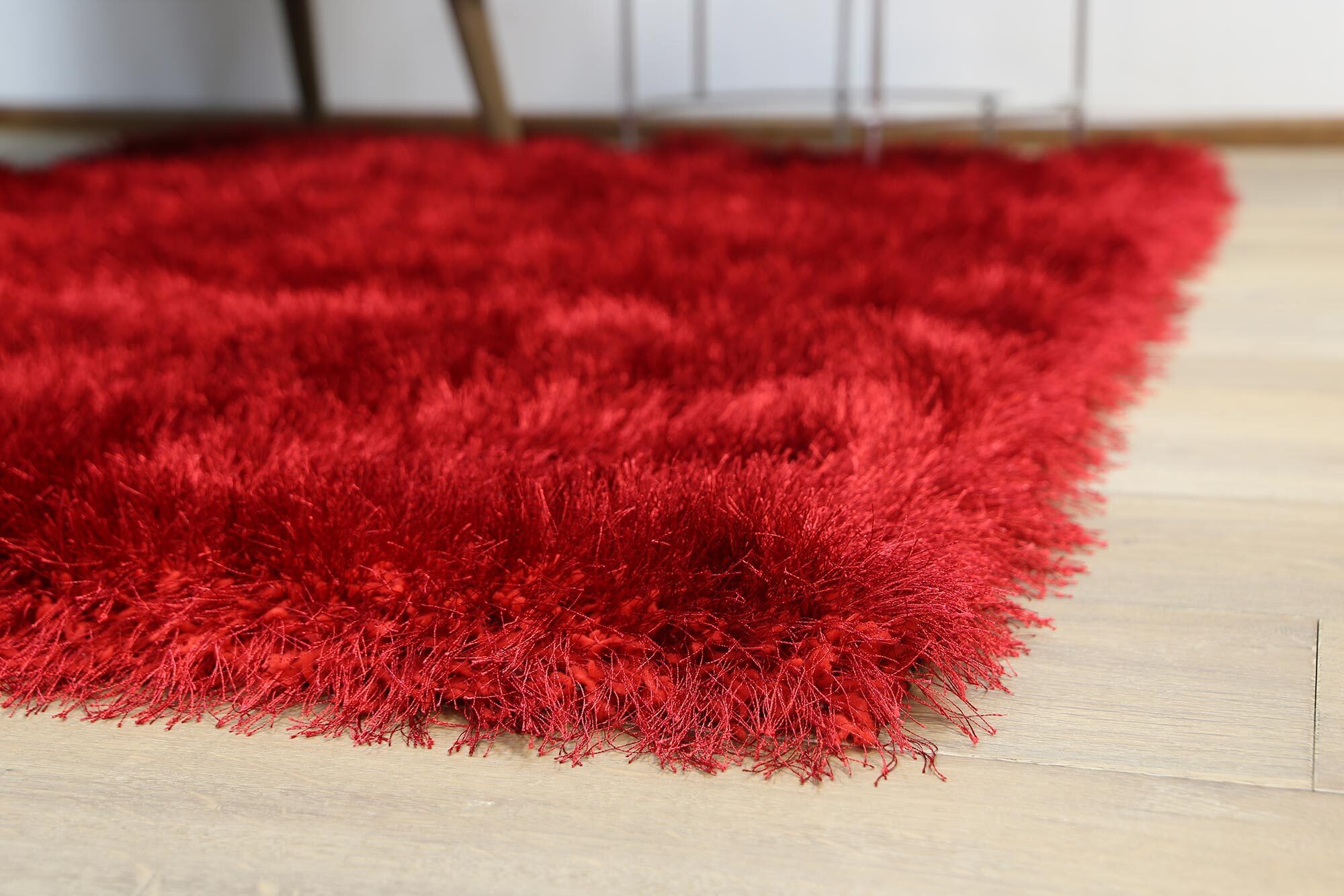 Large View Elisa Silky Soft Shaggy Rug