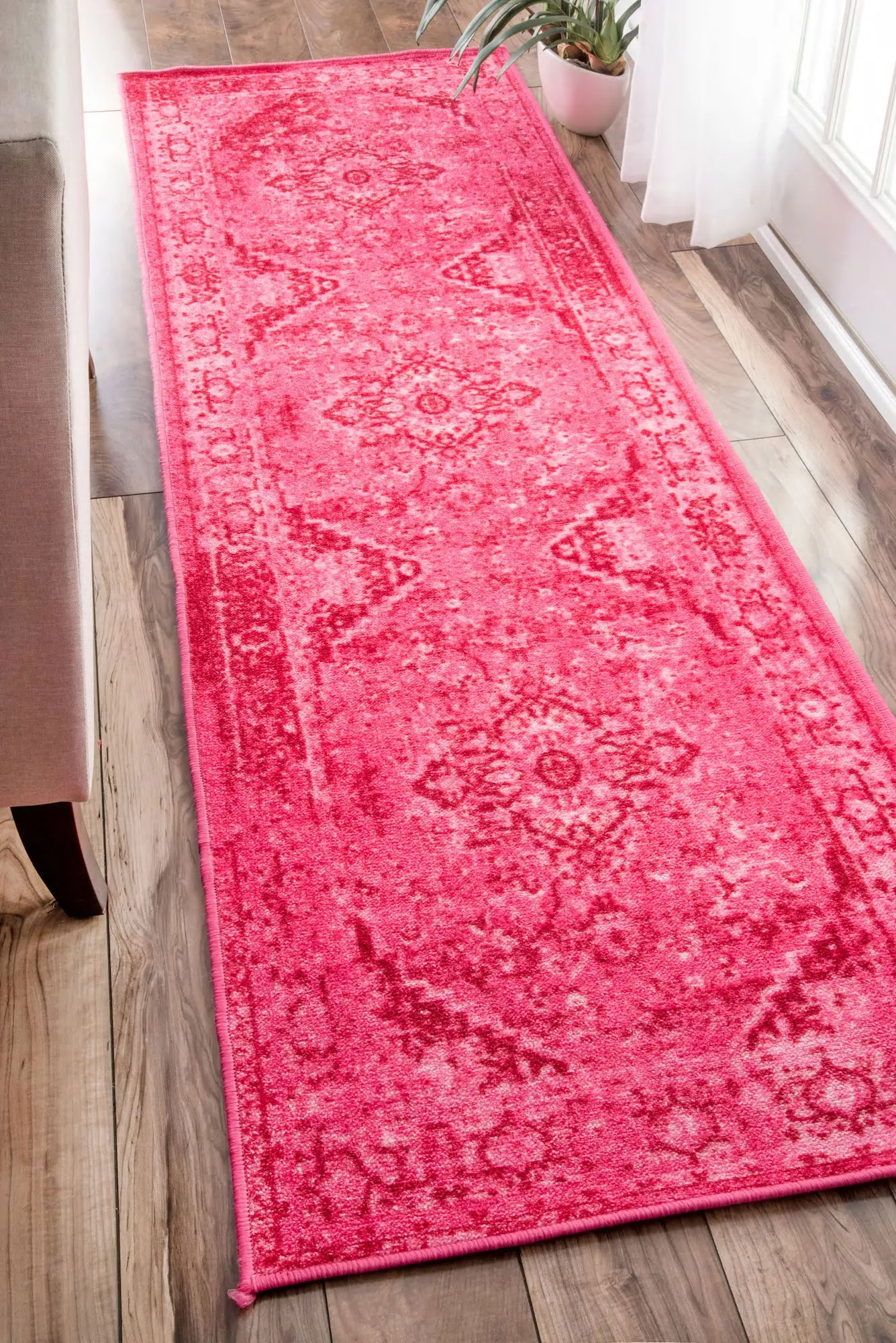 Ellie Overdyed Rubber back Rug