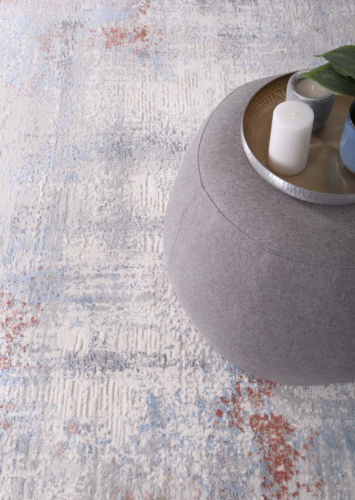 Large View Elvis Overdyed Contemporary Rug
