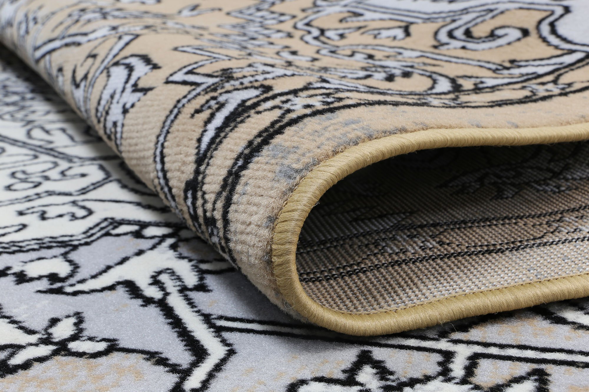 Emma Medallion Rug Grey Rugs Flexible Payment Options